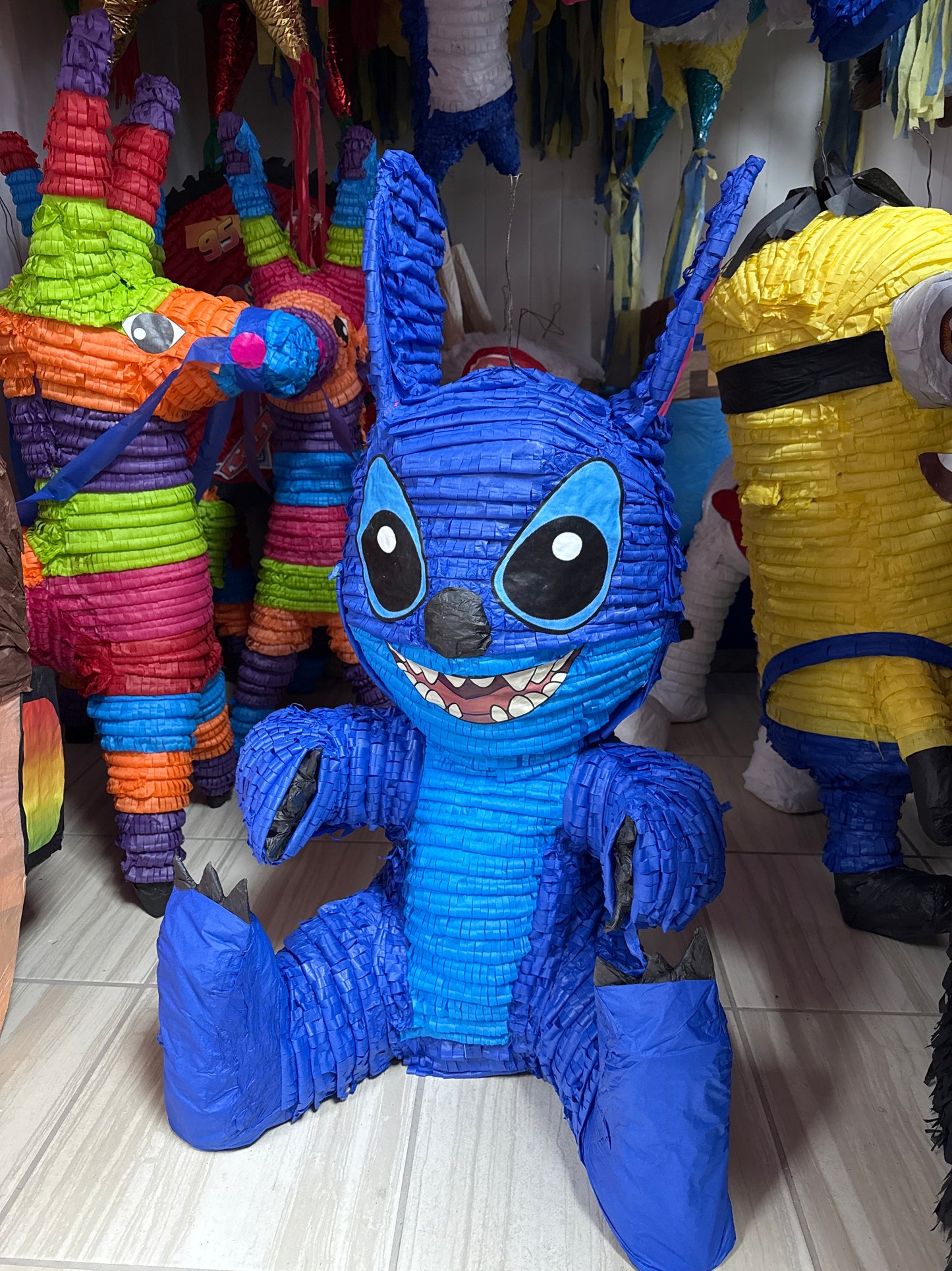 Stitch: Blue/Azul (Seated/Sentado)