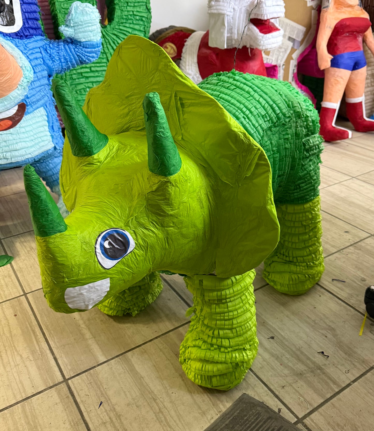 Triceratops: Green - Dino 3 Picos: Verde