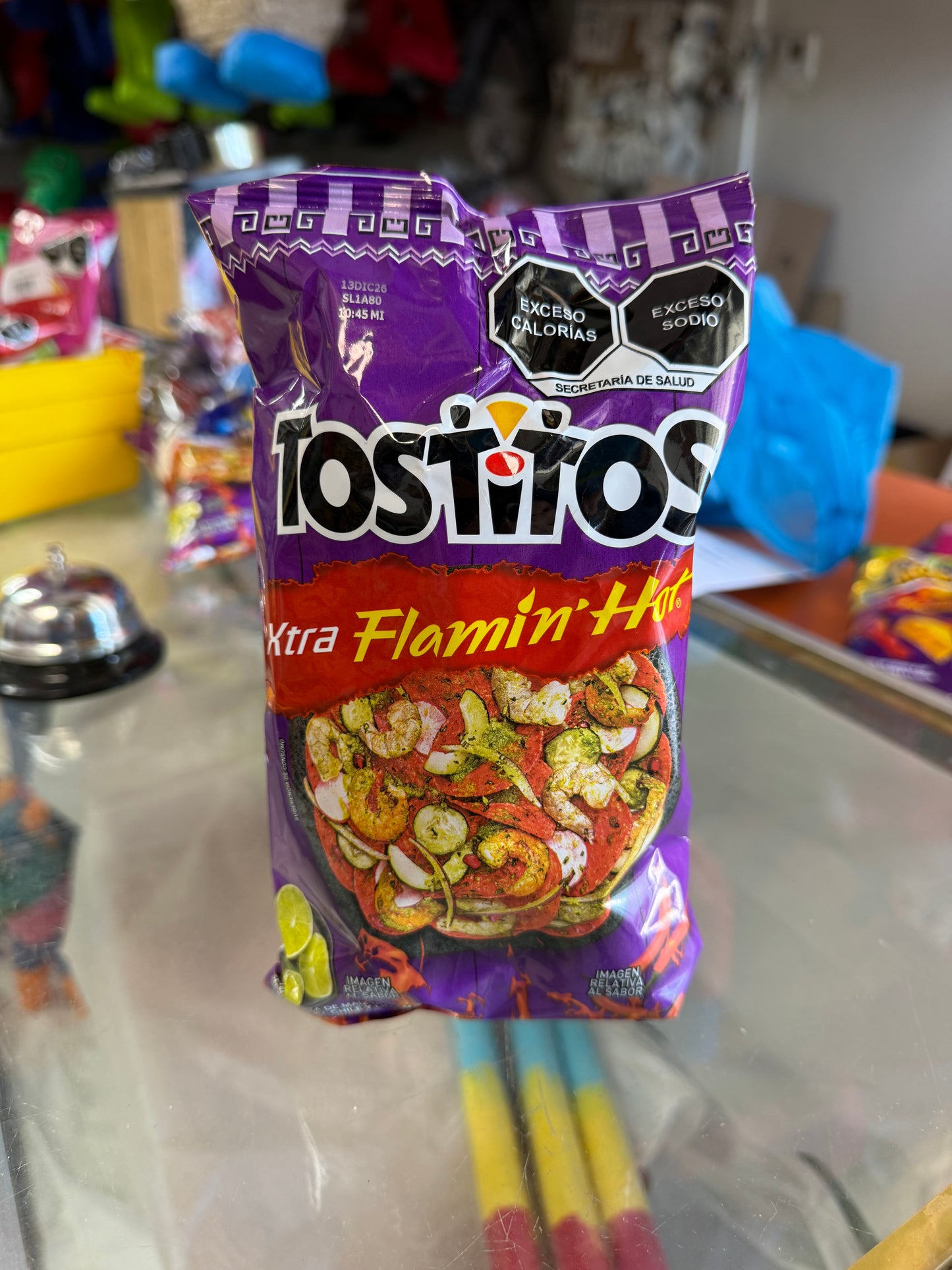 Chips: Tostitos Flamin Hot