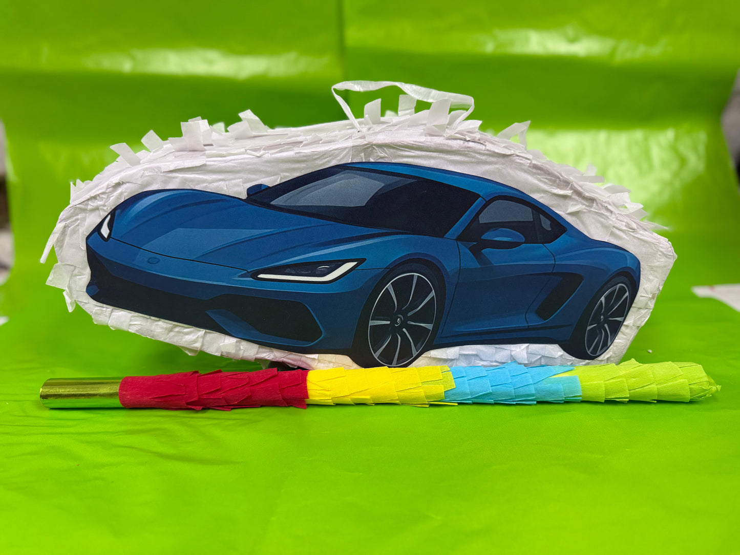 Cardboard Mini: Blue Sportscar