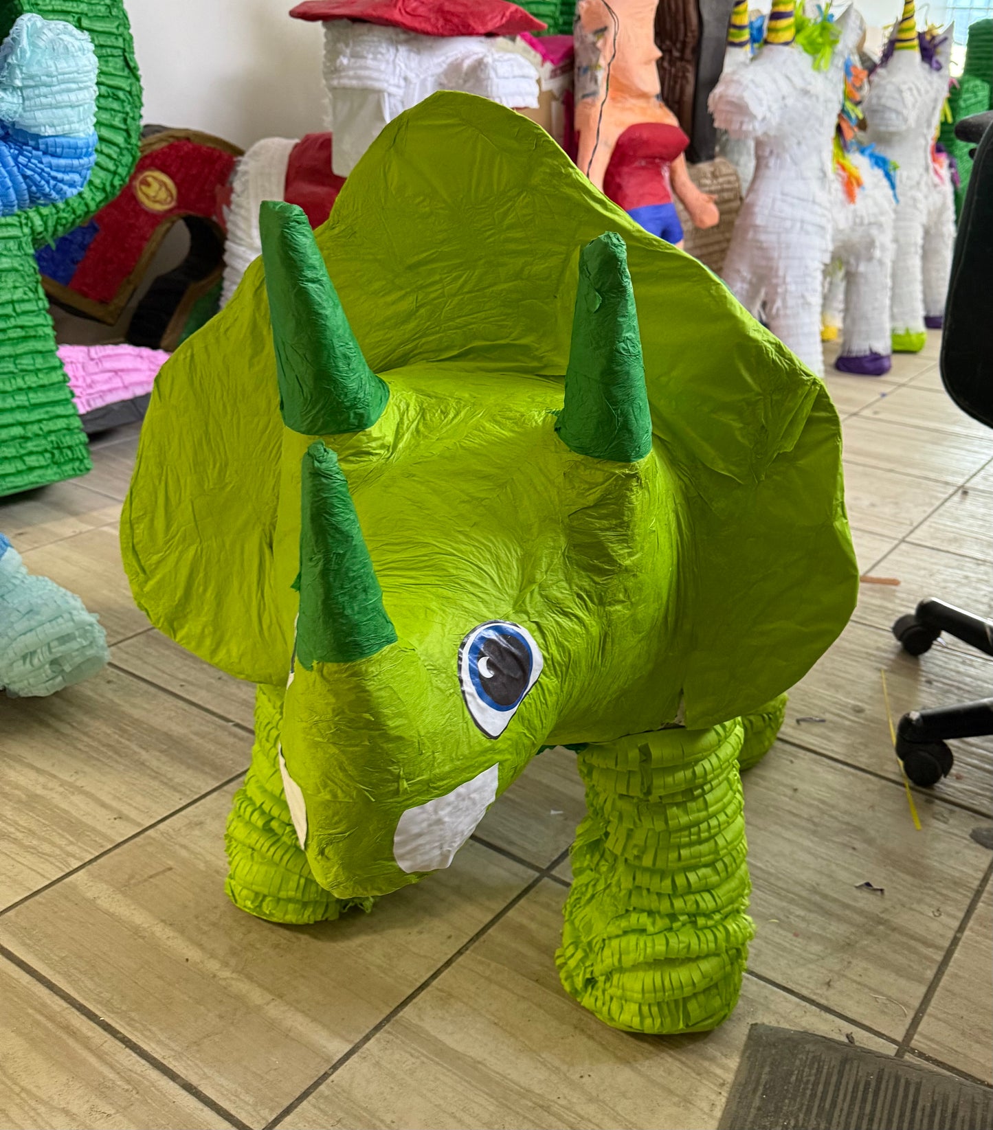 Triceratops: Green - Dino 3 Picos: Verde
