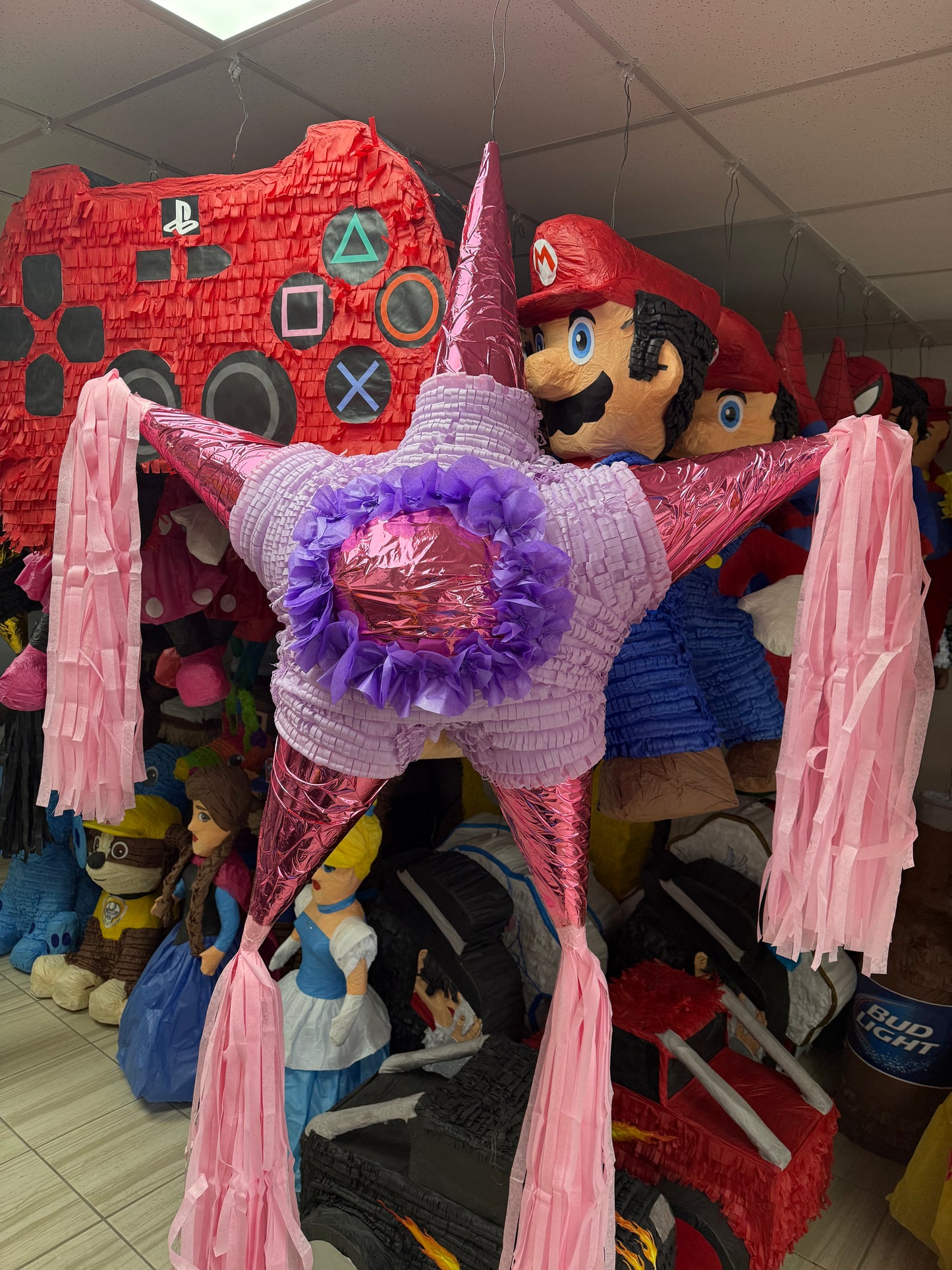 Star: Lateral Pink Star - Estrella: Estrella Rosa Lateral