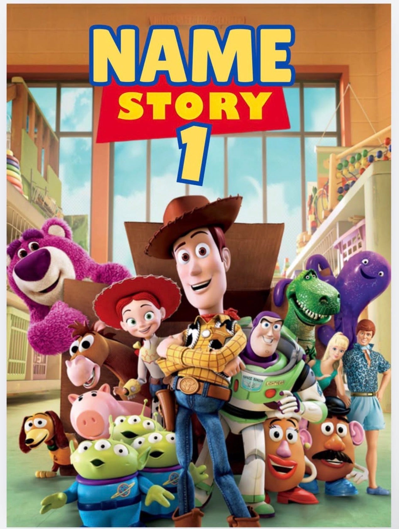 Gift Bag: Custom Toy Story Gift Bags/Bolsitas