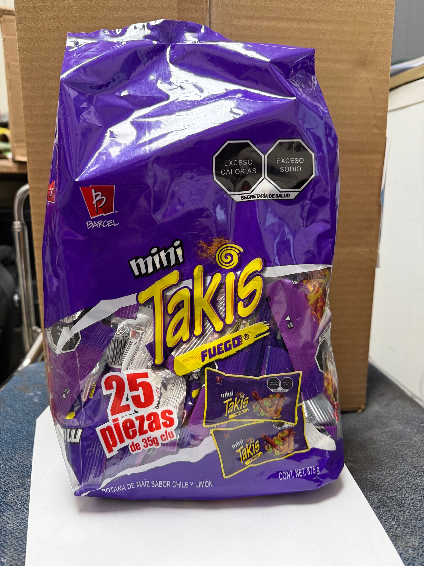 Chips: Mini Takis Fuego