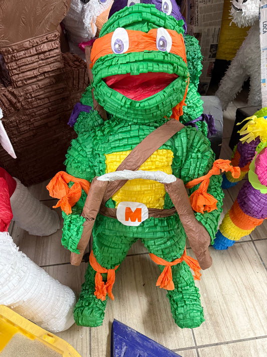 Ninja Turtle: Michaelangelo (Orange) - Tortuga Ninja: Miguelangel (Naranja)