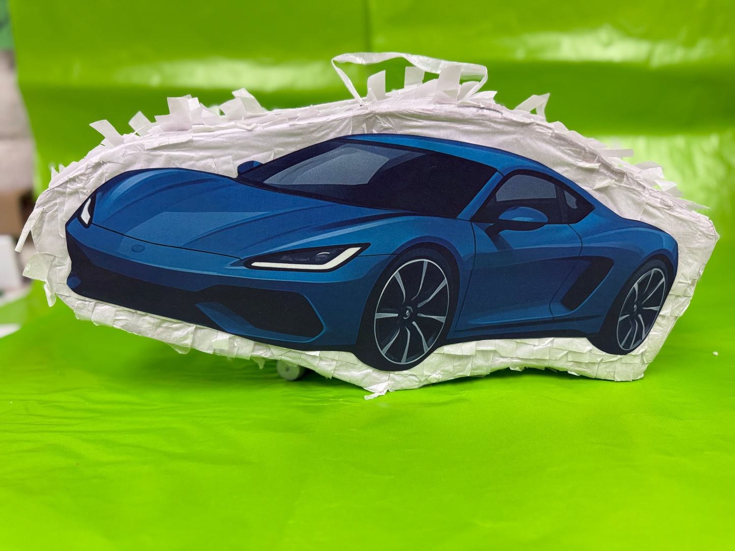 Cardboard Mini: Blue Sportscar