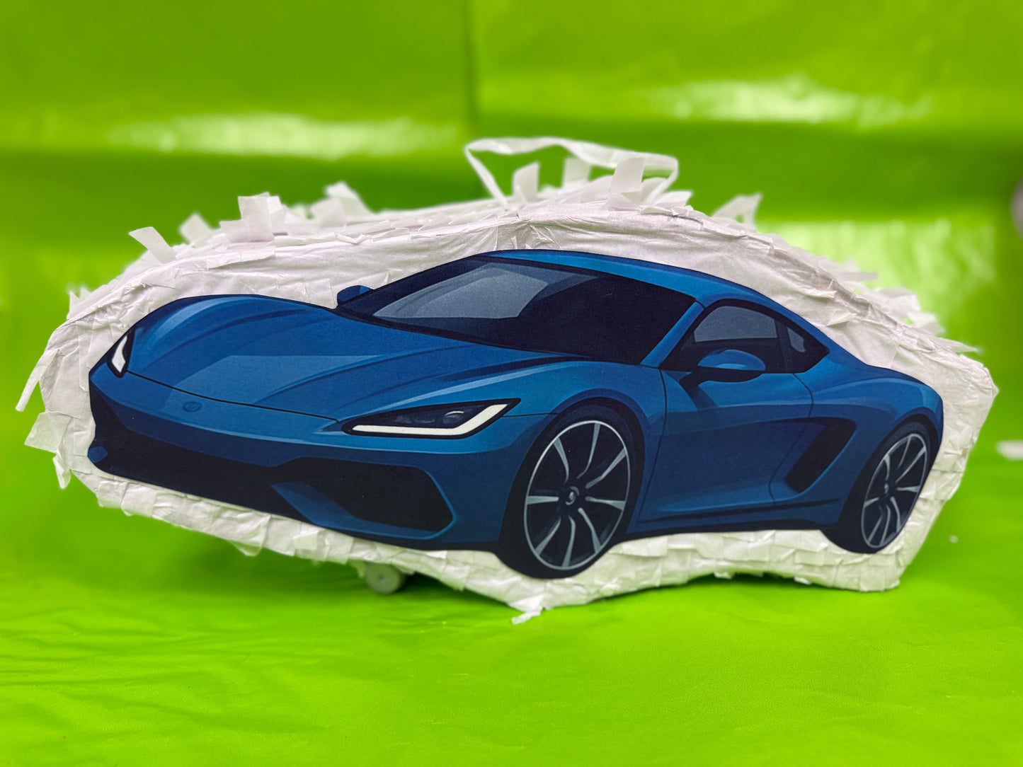 Cardboard Mini: Blue Sportscar