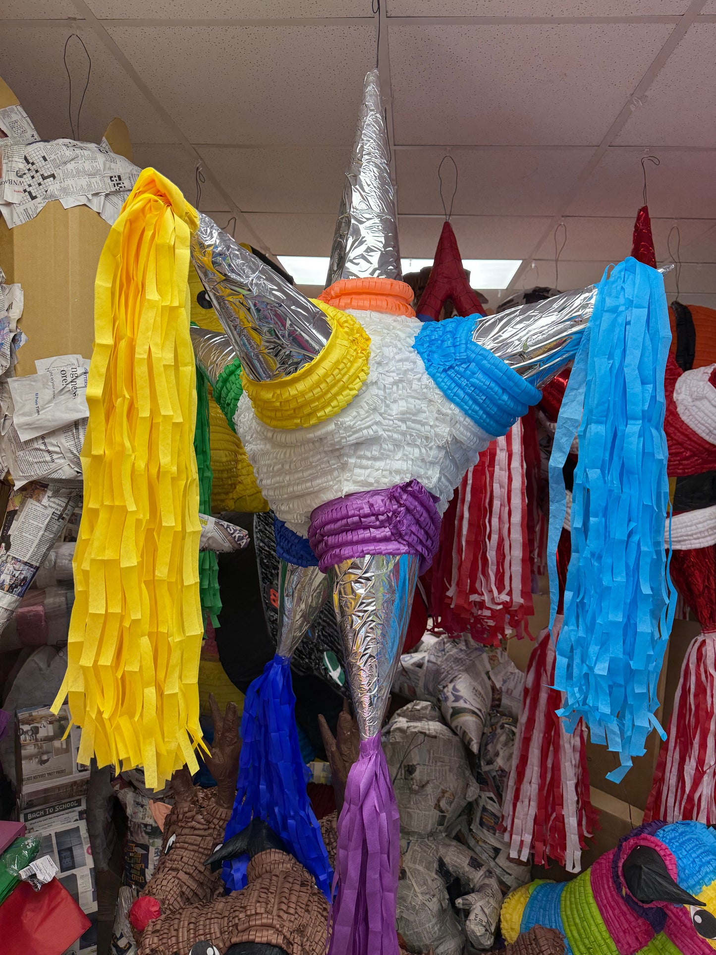 Star: Multicolor Silver- Estrella: Plateado Multicolor